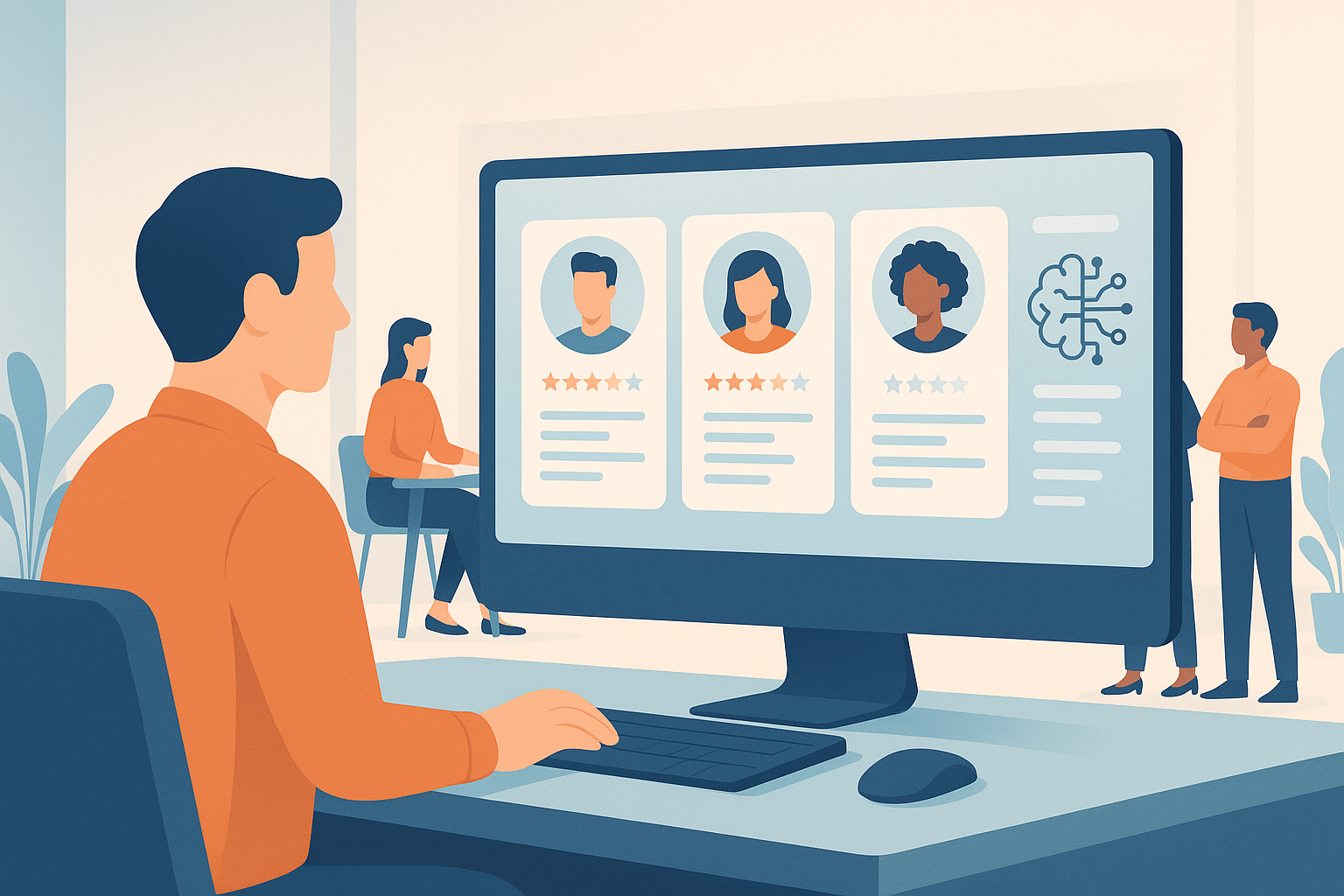 Recrutamento com IA: eficiência sem perder humanização